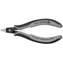 Knipex Precision ESD Safe Side Cutter with Bevel 11mm Jaw Width, 125mm Overall Length, Steel Jaw, Bi-Metal 79 52 125 ESDRS