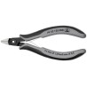 Knipex Precision ESD Safe Side Cutter with Bevel 11mm Jaw Width, 125mm Overall Length, Steel Jaw, Bi-Metal 79 52 125 ESDRS