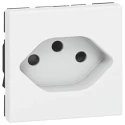 Legrand 10A White 1 Gang Plug Socket Mosaic Indoor British Standard French Italian US Swiss European Socket 0 775 06