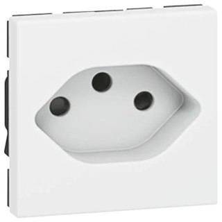 Legrand 10A White 1 Gang Plug Socket Mosaic Indoor British Standard French Italian US Swiss European Socket 0 775 06