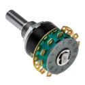 NSF GX Non Short DP6T Rotary Switch 250mA, Panel Mount, Solder Terminal, 125V AC, 60V DC DP6T