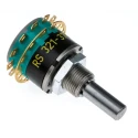 NSF GX Non Short DP6T Rotary Switch 250mA, Panel Mount, Solder Terminal, 125V AC, 60V DC DP6T
