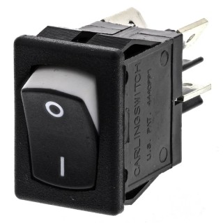 Carlingswitch DPST On-Off On-Off Aluminium Panel Rocker Switch 8A 125V AC 28V DC 621-1591909WXCS