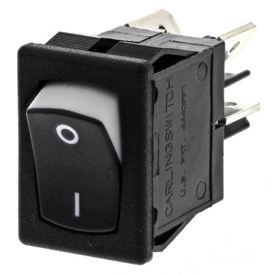 Carlingswitch DPST On-Off On-Off Aluminium Panel Rocker Switch 8A 125V AC 28V DC 621-1591909WXCS