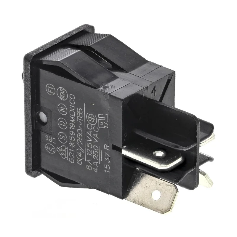 Carlingswitch DPST On-Off On-Off Aluminium Panel Rocker Switch 8A 125V AC 28V DC 621-1591909WXCS