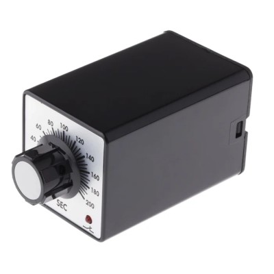 Tempatron 2B Series Timer Relay 2-Contact, DPDT Switch Configuration, 12 V dc/ac, 5 to 200 s ON Delay 2BDE200SLP12VDC
