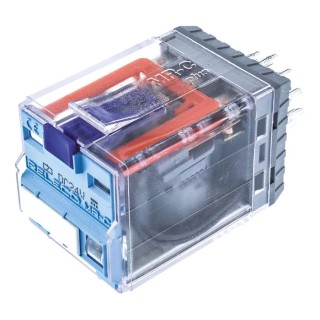 Releco 24V DC Coil PCB Power Relay 10A Switching Current 3PDT MRC Series C3-A30X / DC 24 V
