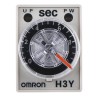 Omron H3Y-4 Series DIN Rail Surface Mount Timer Relay 4-Contact 125 V dc 24V ac 0.5 to 10 s 1-Function 4PDT H3Y-4 DC24 10S
