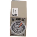 Omron H3Y-4 Series DIN Rail Surface Mount Timer Relay 4-Contact 125 V dc 24V ac 0.5 to 10 s 1-Function 4PDT H3Y-4 DC24 10S