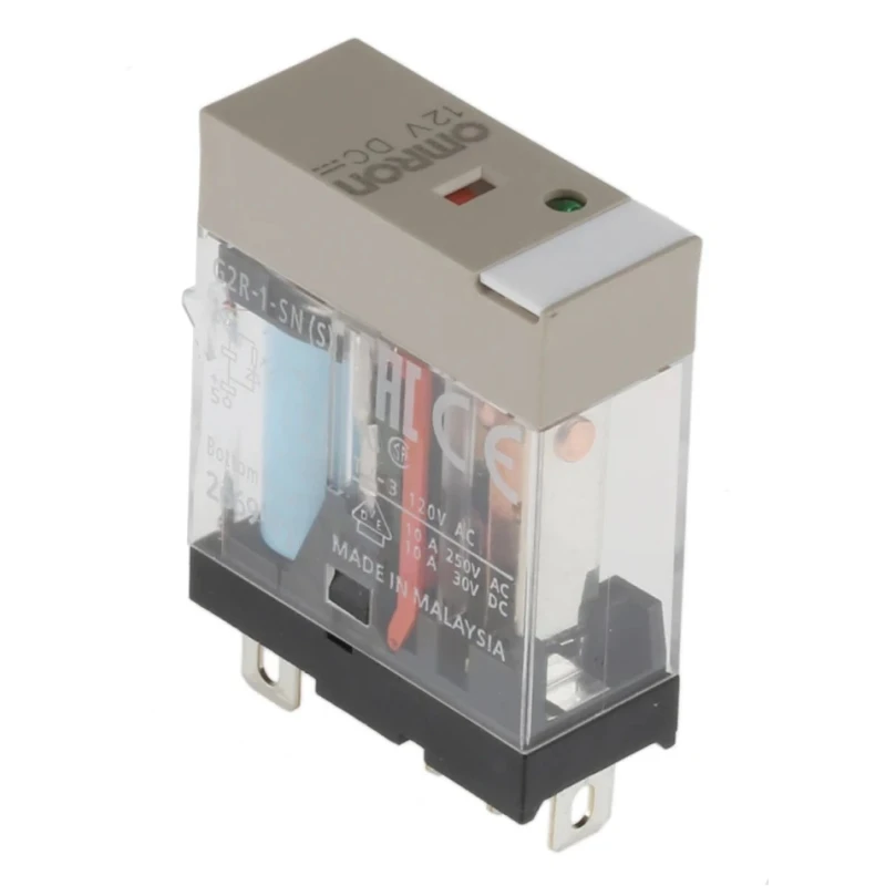 Omron Power Relay 12V dc Coil 10A Switching Current SPDT G2R-1-SN 12VDC (S)