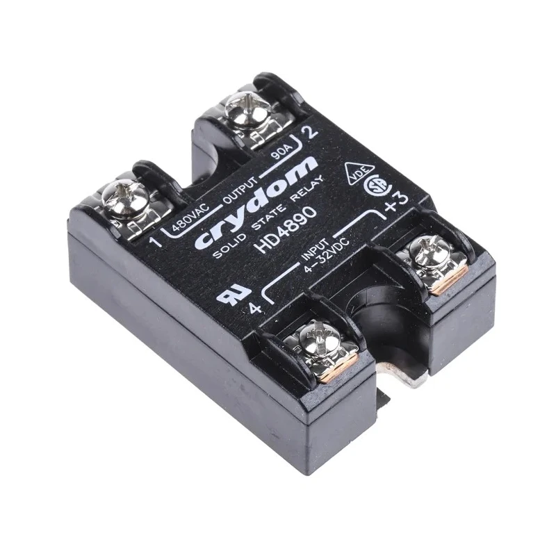 Crydom HD Series Solid State Relay, 90A Load, Panel Mount, 530V Load Voltage, 32V Control Voltage HD4890
