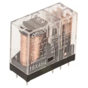 Omron PCB Power Relay 12V DC Coil 5A Switching Current DPDT G2R-2 DC12