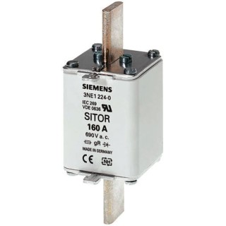 Siemens 315A Centred Tag Fuse NH1, 690V AC, High Rupture Capacity, Blade Tag Type 3NE1230-0
