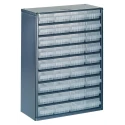 Raaco Drawer Storage Unit 36, Steel Frame, 417 mm x 306 mm x 150 mm, Blue 137461