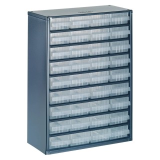 Raaco Drawer Storage Unit 36, Steel Frame, 417 mm x 306 mm x 150 mm, Blue 137461