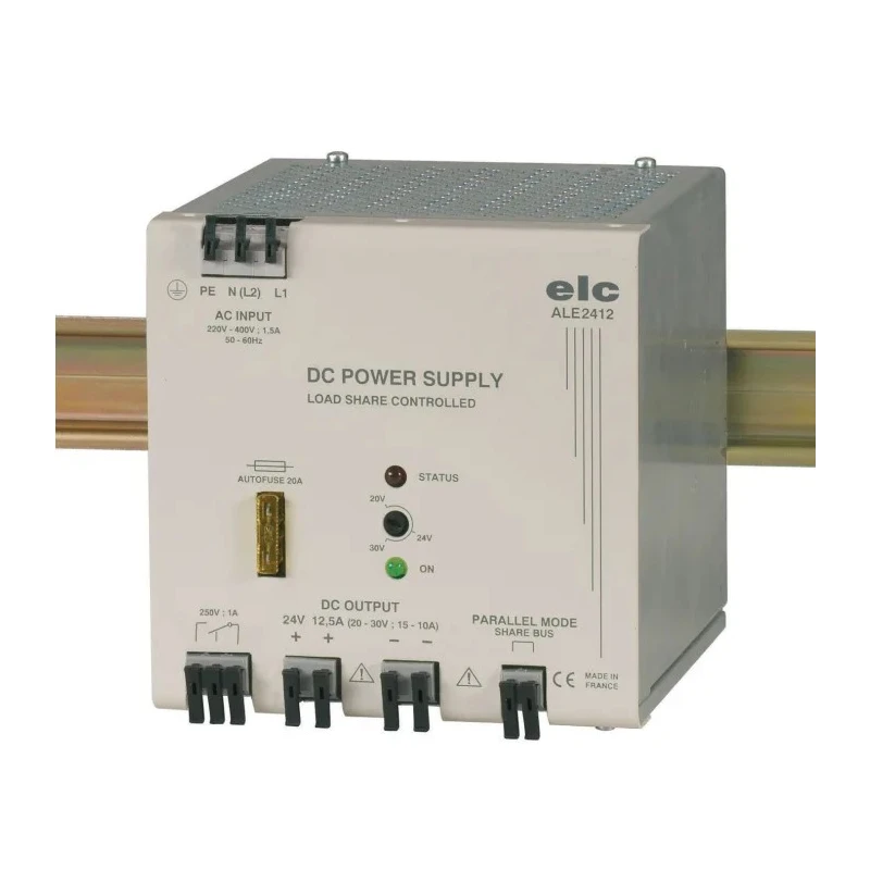 ELC ALE Switched Mode DIN Rail Power Supply 440V ac Input 30V dc Output 12.5 A 300 W ALE2412