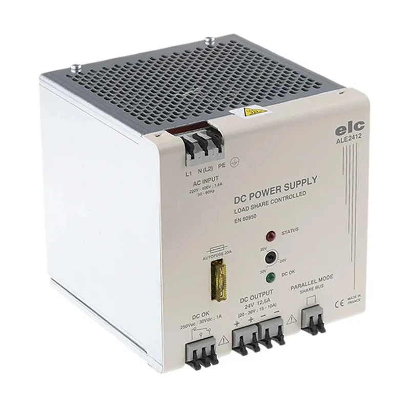 ELC ALE Switched Mode DIN Rail Power Supply 440V ac Input 30V dc Output 12.5 A 300 W ALE2412