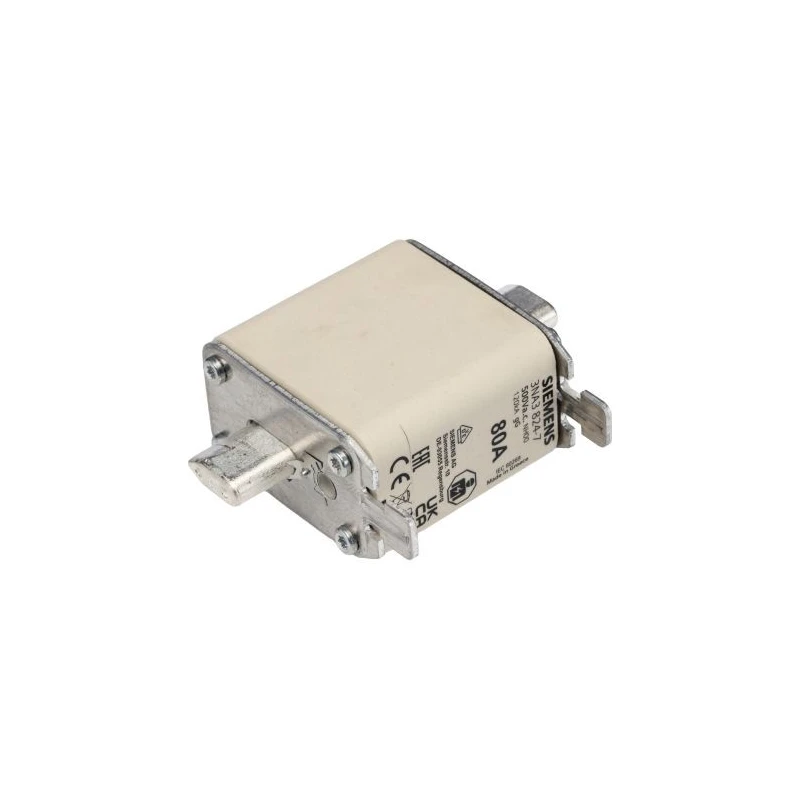 Siemens 80A NH Fuse NH00 500V AC High Rupture Capacity gG Type 