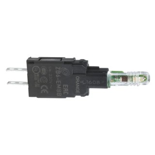 Schneider Electric Harmony XB6 Series Light Block 230 V AC/DC LED Illumination ZB6EM8B