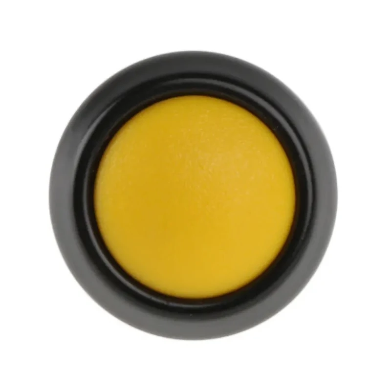 ITW Switches 59 Series Miniature Momentary Push Button Switch, Panel Mount, Yellow Actuator, 13.6 mm Cutout, SPST 59-115
