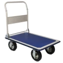 NEUTRAL Foldable Flatbed Steel Platform Trolley, 300 kg Load Capacity, Dimensions 907mm Length x 608mm Width x 956mm 252-034