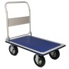NEUTRAL Foldable Flatbed Steel Platform Trolley, 300 kg Load Capacity, Dimensions 907mm Length x 608mm Width x 956mm 252-034