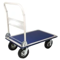 NEUTRAL Foldable Flatbed Steel Platform Trolley, 300 kg Load Capacity, Dimensions 907mm Length x 608mm Width x 956mm 252-034