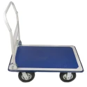 NEUTRAL Foldable Flatbed Steel Platform Trolley, 300 kg Load Capacity, Dimensions 907mm Length x 608mm Width x 956mm 252-034