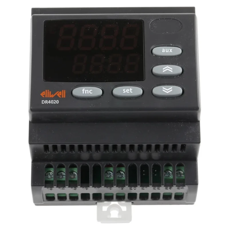 Eliwell DIN Rail On-Off Temperature Controller 240V Single Stage Controller DR4020