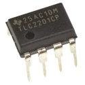 Texas Instruments Precision LinCMOS Operational Amplifier, 1.8 MHz Gain Bandwidth, 8-Pin PDIP, 5-8V TTL Compatible TLC2201CP