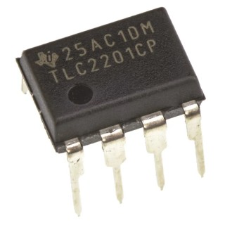 Texas Instruments Precision LinCMOS Operational Amplifier, 1.8 MHz Gain Bandwidth, 8-Pin PDIP, 5-8V TTL Compatible TLC2201CP