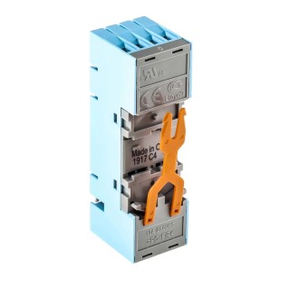 Tempatron 8 Way 250V AC DIN Rail Relay Socket, Screw Terminal, 10A Contact Current S7-C