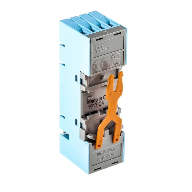 Tempatron 8 Way 250V AC DIN Rail Relay Socket, Screw Terminal, 10A Contact Current S7-C