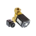 Burkert Solenoid Valve 2 Port NC, 110V AC, 1/2 in Brass Body, 16 bar Max Pressure 078655