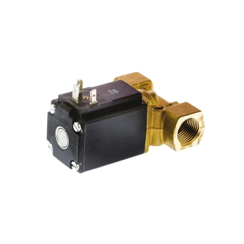 Burkert Solenoid Valve 2 Port NC, 110V AC, 1/2 in Brass Body, 16 bar Max Pressure 078655