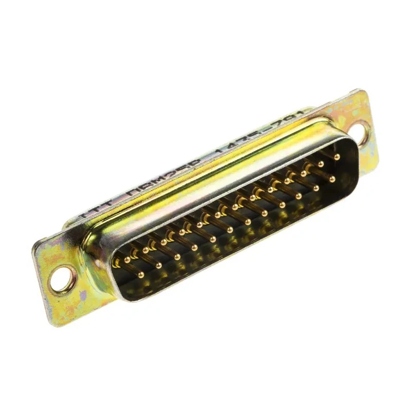 ITT Cannon 25 Way Straight Panel Mount D-Sub Connector Male D3HC-MP-M