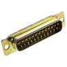 ITT Cannon 25 Way Straight Panel Mount D-Sub Connector Male D3HC-MP-M
