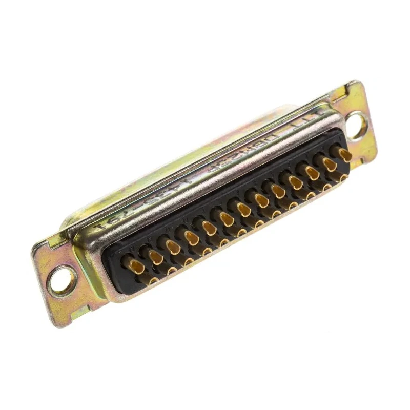 ITT Cannon 25 Way Straight Panel Mount D-Sub Connector Male D3HC-MP-M