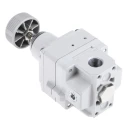 SMC Pneumatic Regulator 0.01 MPa Minimum Operating Pressure, G 1/4 Outlet Size IR2000