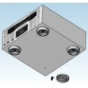 Essentra Round Anti-Vibration Mount, 38.1 mm OD, 8 mm Height Thermoplastic Elastomer Screw Mount SVF-1
