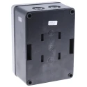RS PRO 4-Pole DIN Rail Isolator Switch IP65, 63A, 22 kW, 3-Phase, Red Handle IP65