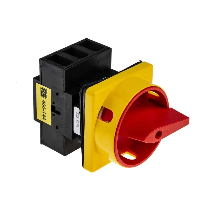 RS PRO 3-Pole Panel Mount Isolator Switch, IP65, 40A, 45 kW IP65
