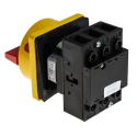 RS PRO 3-Pole Panel Mount Isolator Switch, IP65, 40A, 45 kW IP65