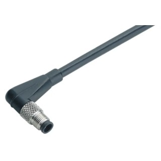 binder Male 3 way Right Angle to Unterminated 4 way Free End Sensor Actuator Cable 2 m 79-3109-32-04