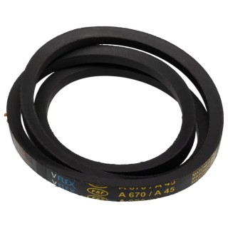 RS PRO Drive Belt, Belt Section A, 1193 mm Outside Length, 1143 mm Inside Length, 13 mm Width, 8 mm Height, Rubber 471-786
