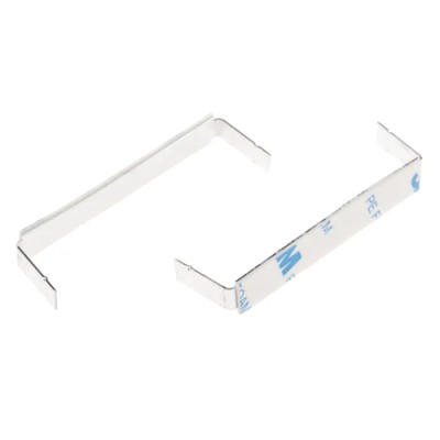RS PRO Natural Aluminium Self-Adhesive Open Arm Cable Clip 63.7mm x 9.8mm x 17.5mm 475-192
