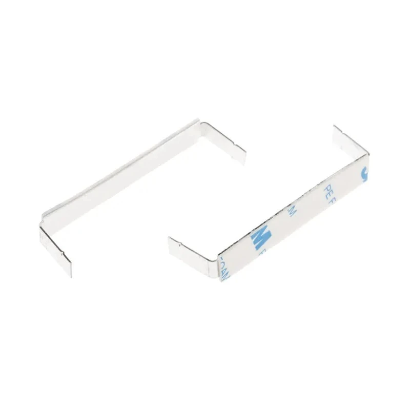 RS PRO Natural Aluminium Self-Adhesive Open Arm Cable Clip 63.7mm x 9.8mm x 17.5mm 475-192