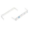 RS PRO Natural Aluminium Self-Adhesive Open Arm Cable Clip 63.7mm x 9.8mm x 17.5mm 475-192