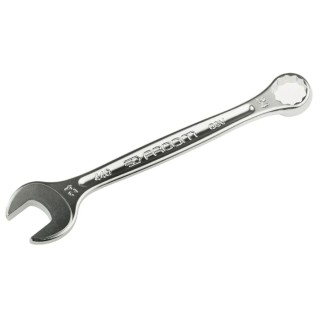 Facom Combination Spanner 24 mm Satin Chrome Alloy Steel 267mm Overall Length 12-Point 15° Offset Angle 440.24