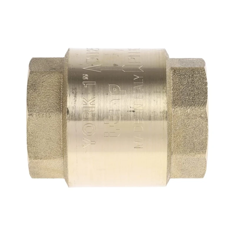 RS PRO Brass Threaded Single Check Valve 1 in BSPP 12 bar 486-164